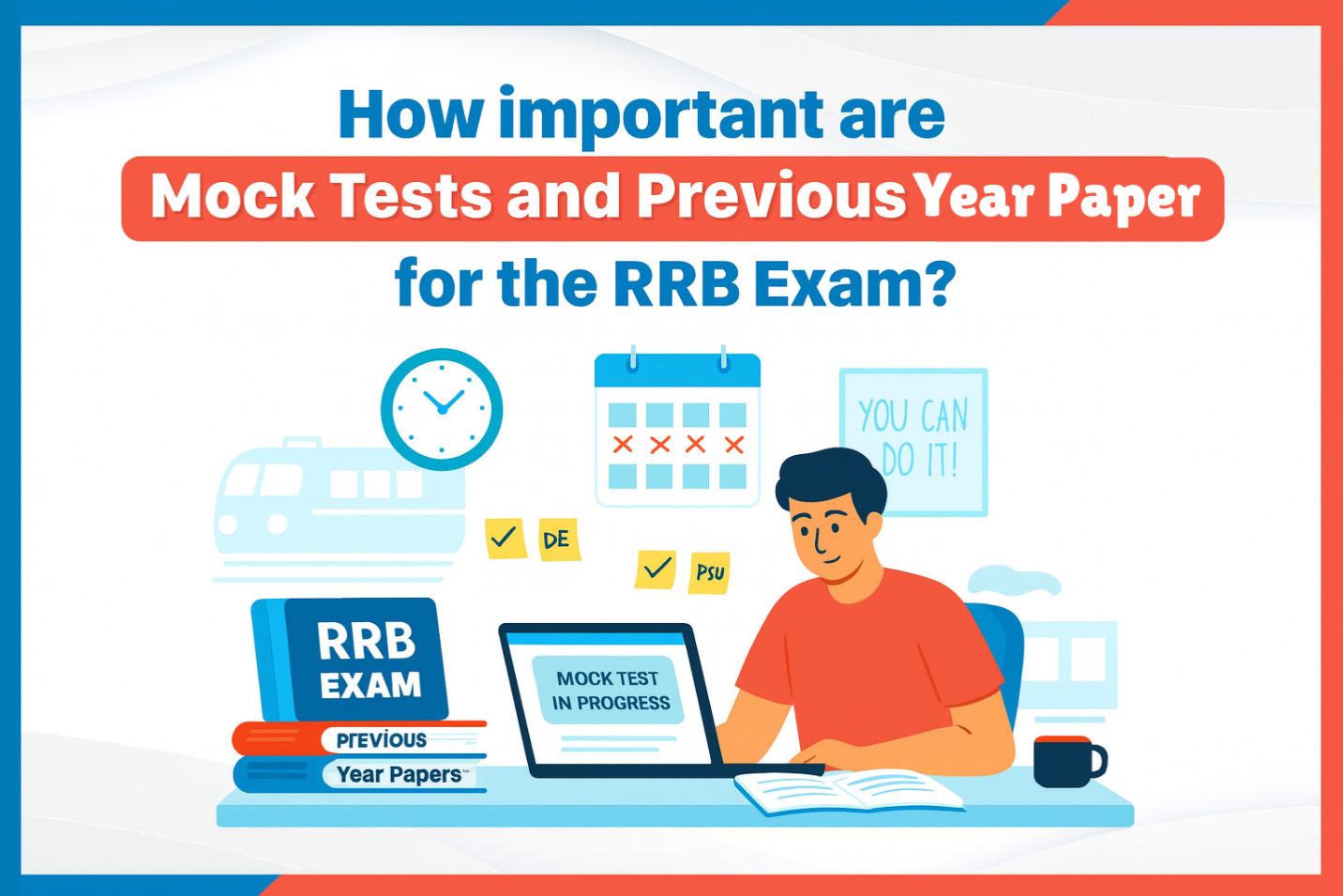 How important are Mock Tests and Previous Year Papers for the RRB Exam?