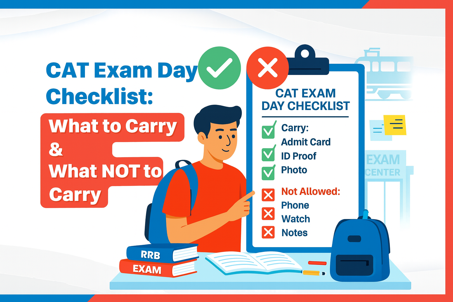 CAT Exam Day Checklist: What to Carry & What Not to Carry