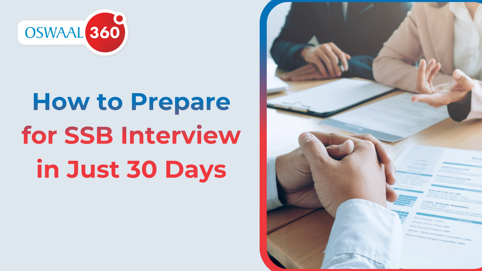 How to Prepare for SSB Interview in Just 30 Days